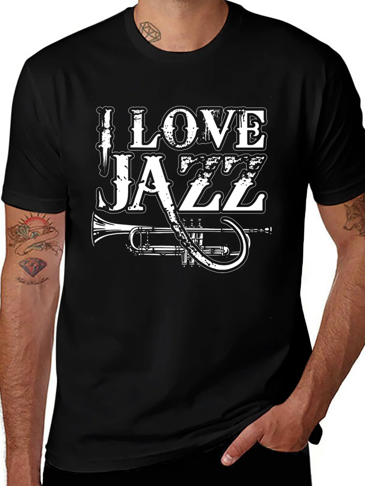 I Love Jazz T-Shirt - Music Tee product image 1