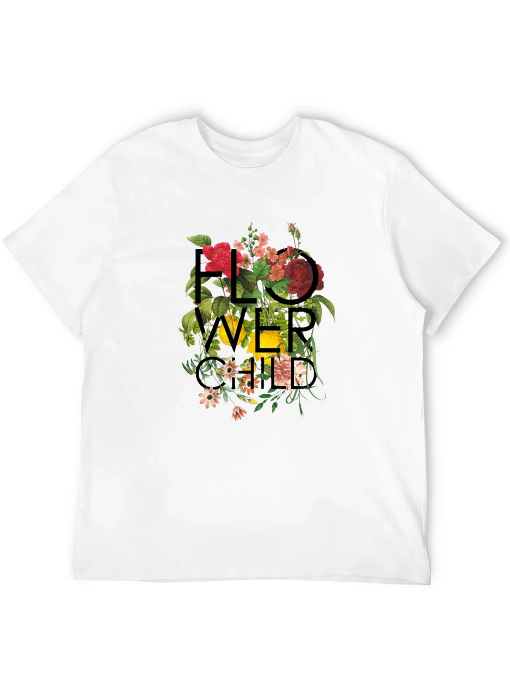 Floral Child Graphic Black T-Shirt product image 9