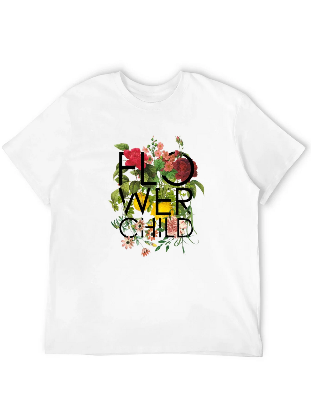 Floral Child Graphic Black T-Shirt product image 9