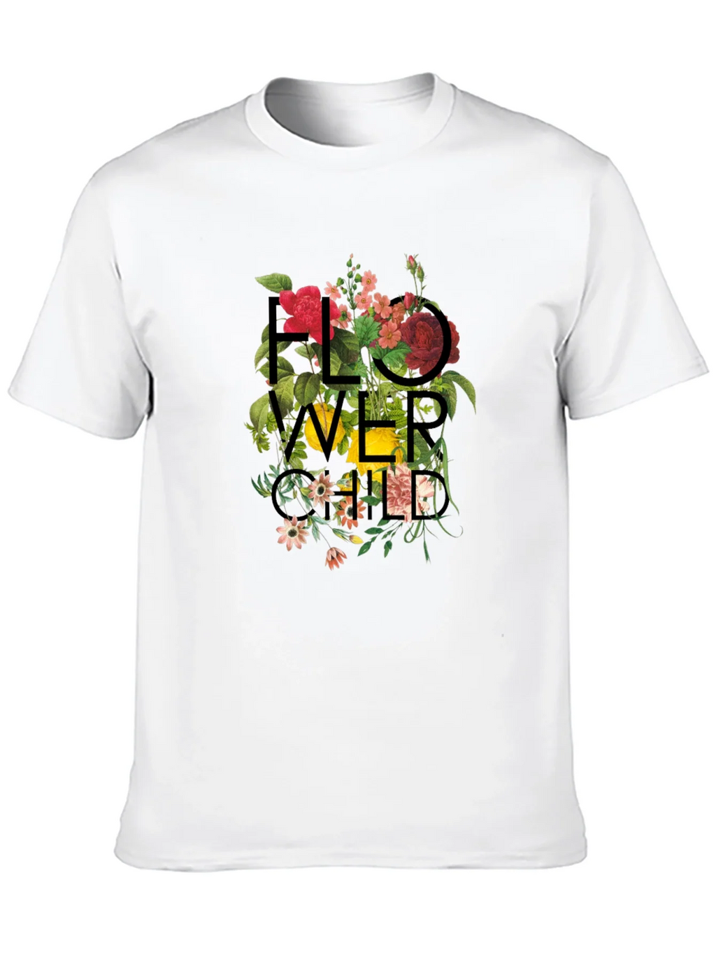 Floral Child Graphic Black T-Shirt product image 7