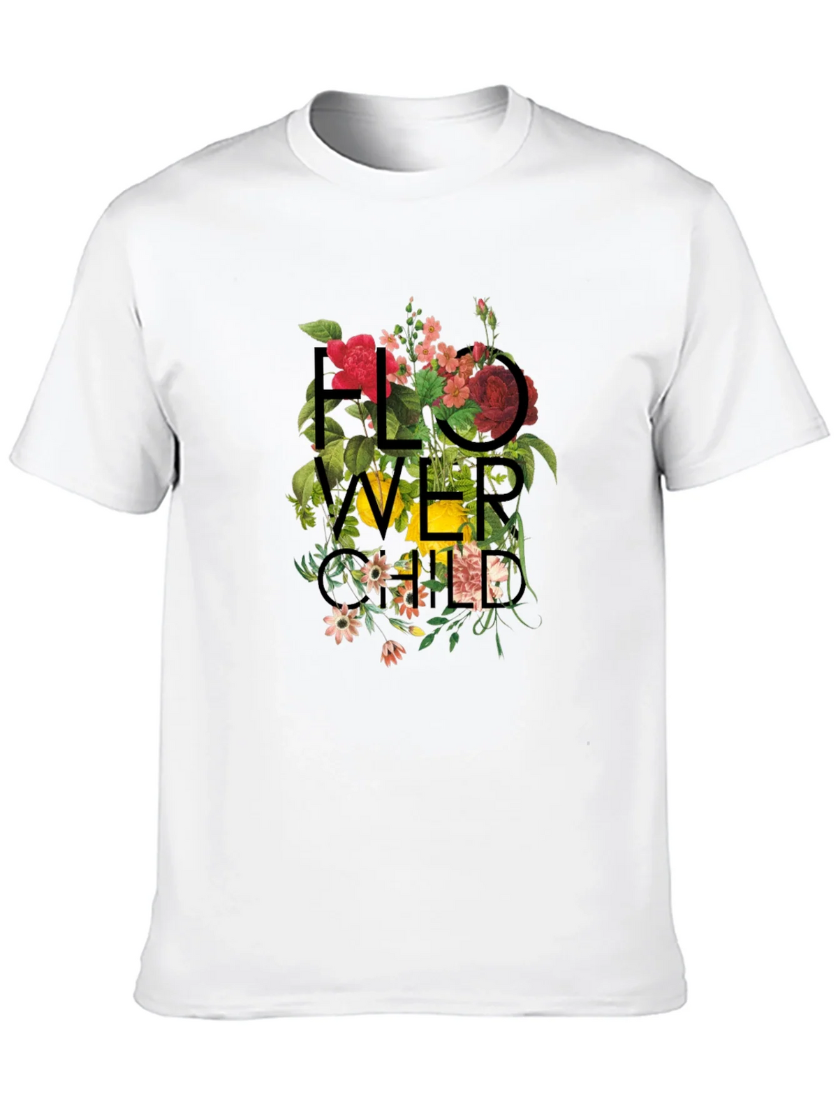 Floral Child Graphic Black T-Shirt product image 7
