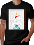 Snowy Weather Cool Winter T-Shirt