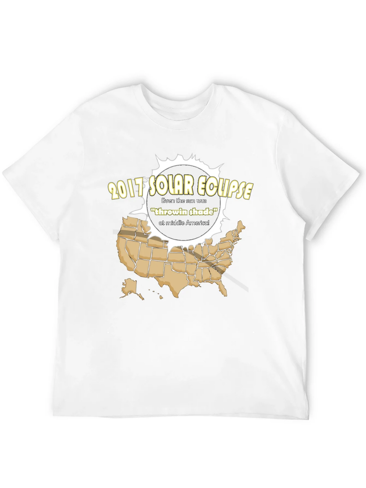 2017 Solar Eclipse T-Shirt - Throwin Shade Design product image 11
