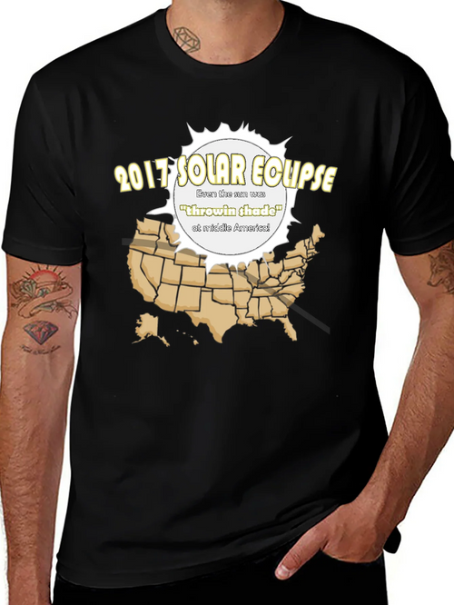 2017 Solar Eclipse T-Shirt - Throwin Shade Design product image 1