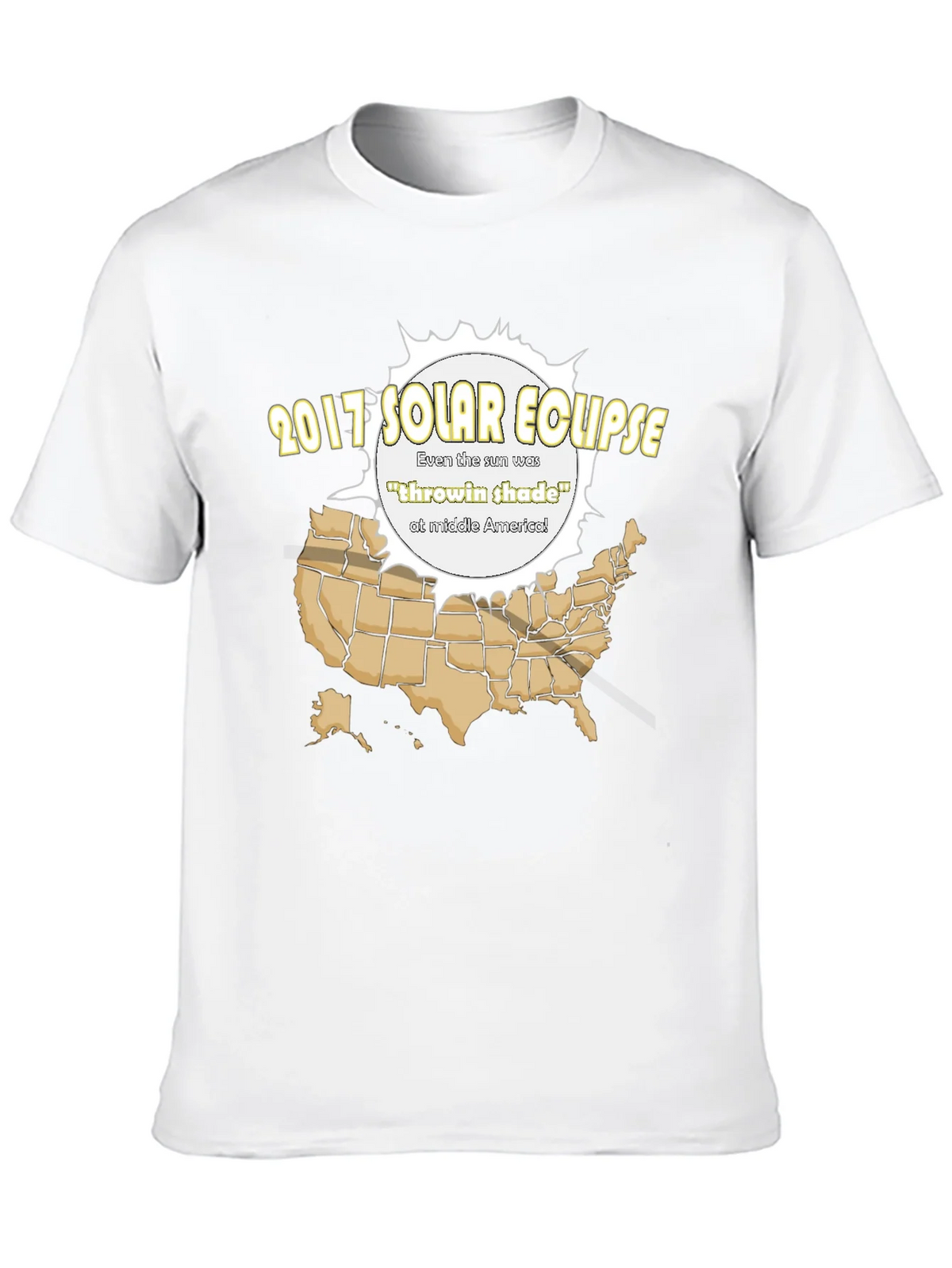 2017 Solar Eclipse T-Shirt - Throwin Shade Design product image 9
