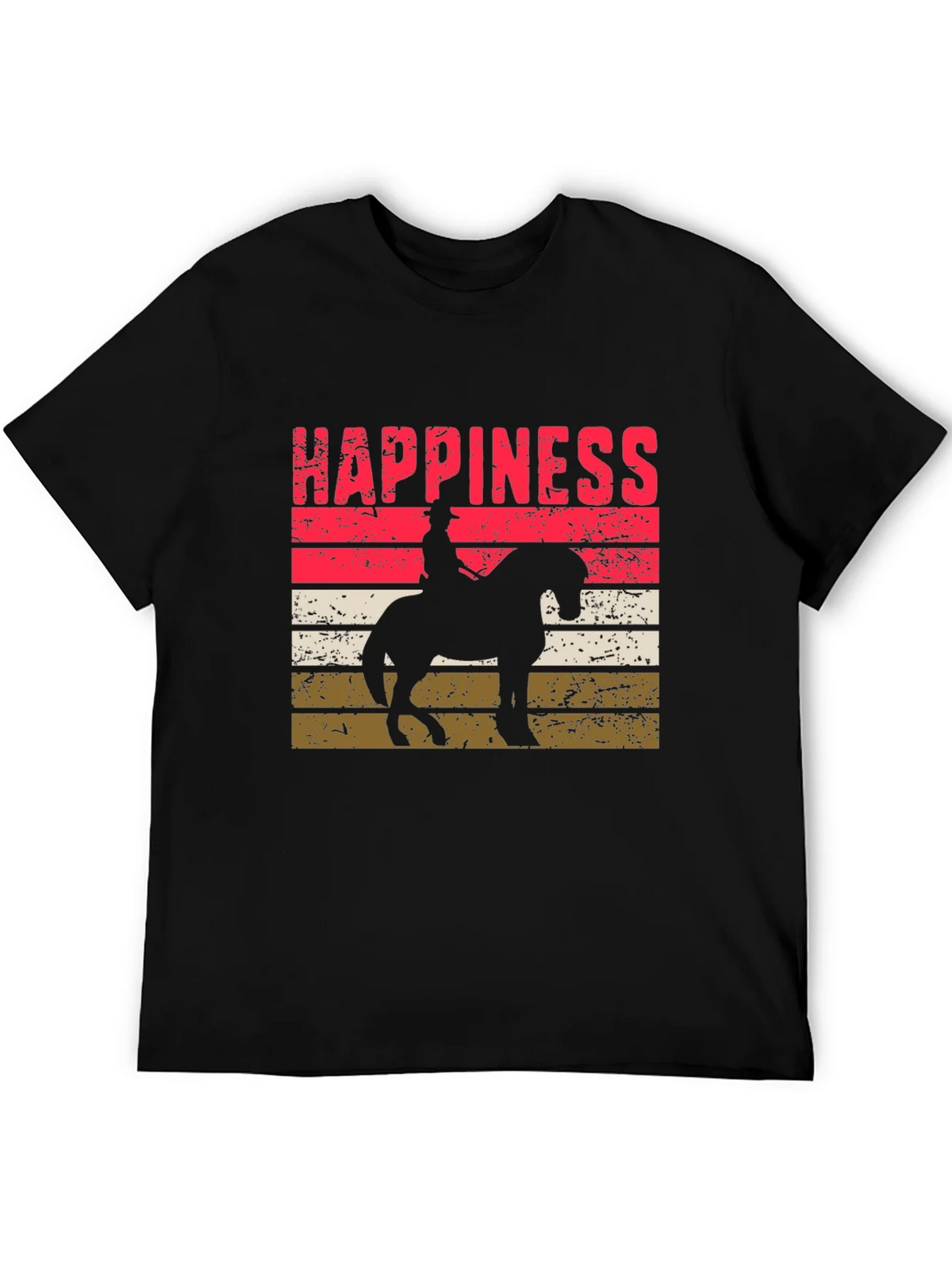 Happiness Horse Rider Silhouette T-Shirt product image 4