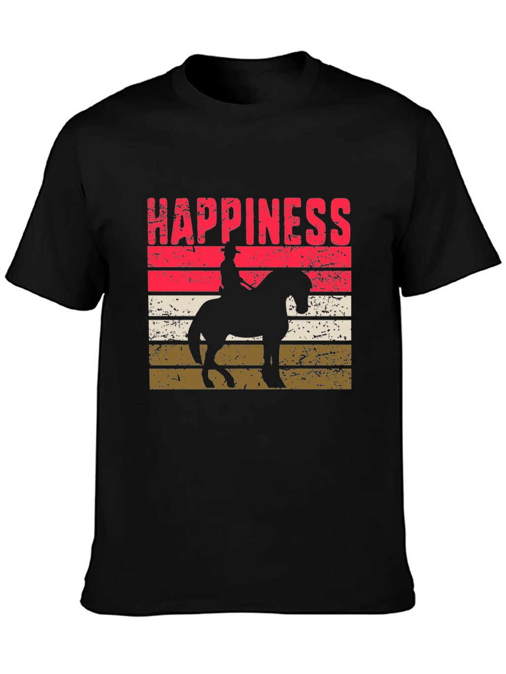 Happiness Horse Rider Silhouette T-Shirt product image 2