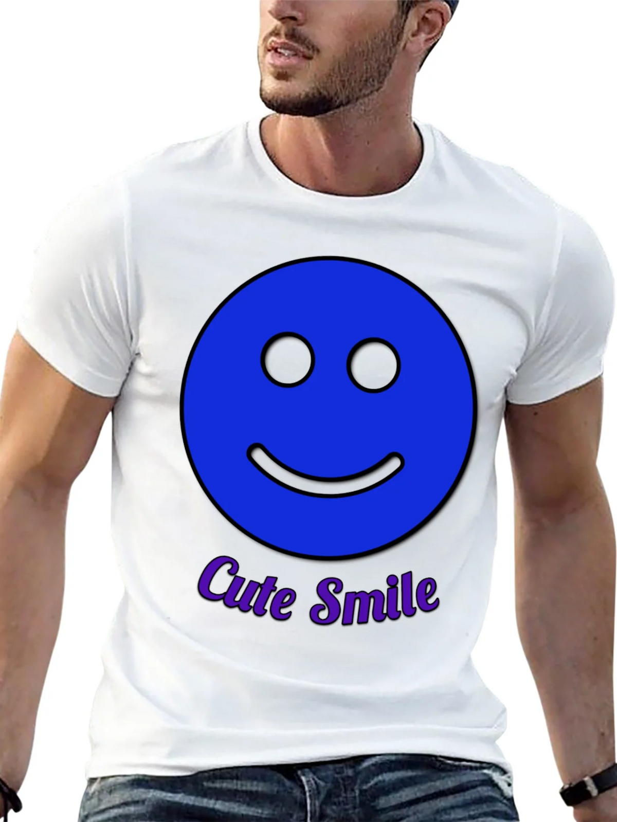 Cute Smile T-Shirt - Happy Face Graphic Tee product image 12