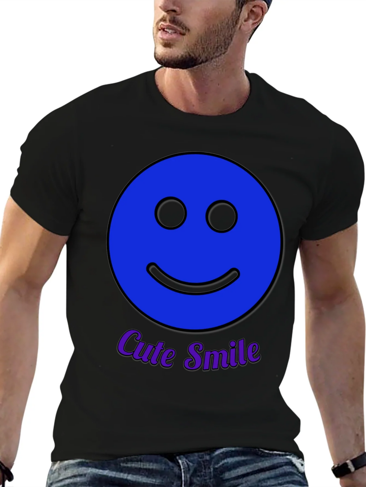 Cute Smile T-Shirt - Happy Face Graphic Tee product image 6