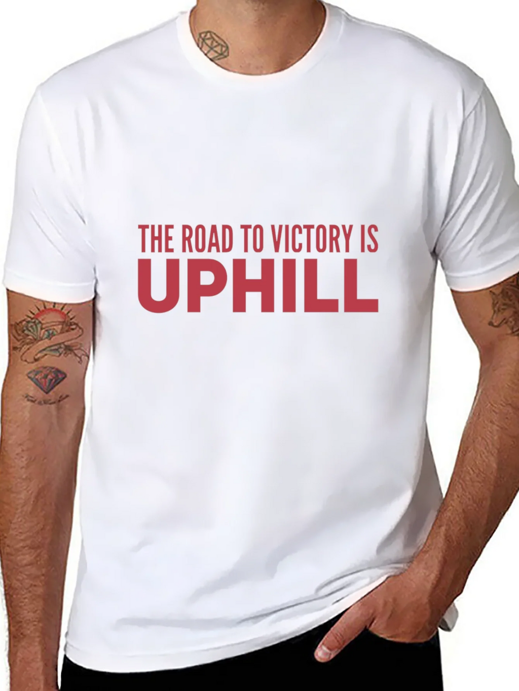 Uphill Victory Black T-Shirt product image 5