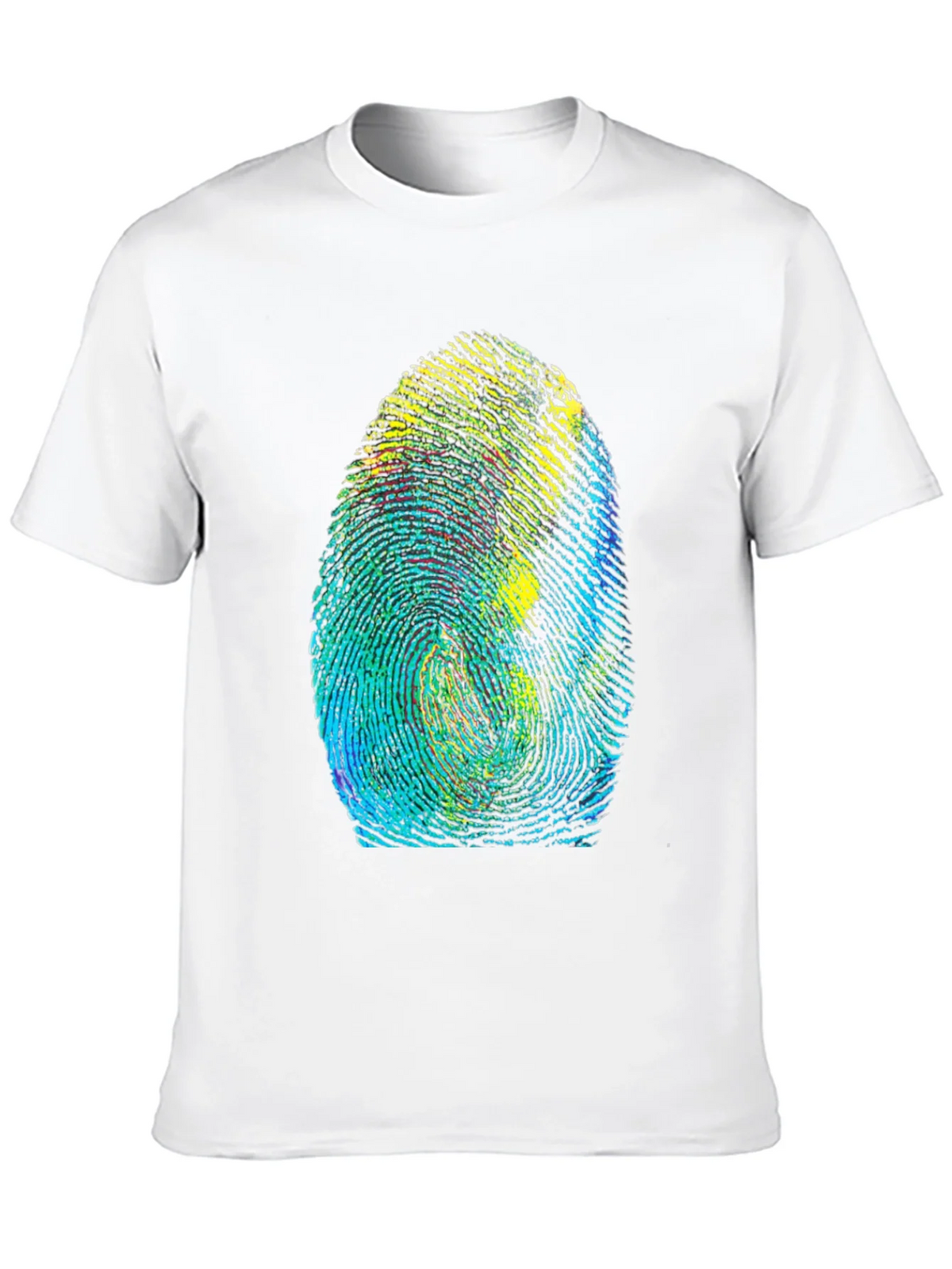 Unique Fingerprint Graphic Tee - Black product image 9