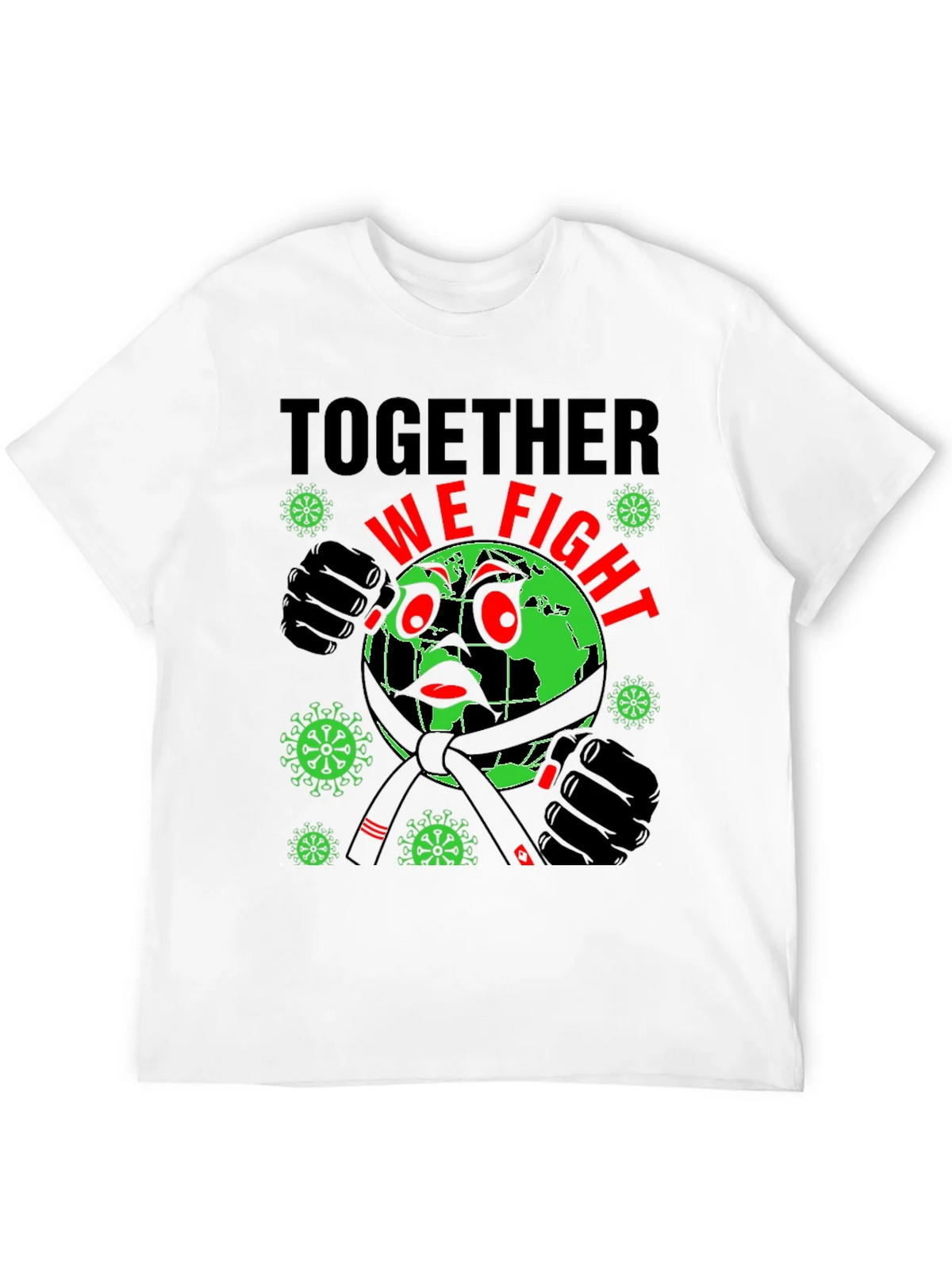 Together We Fight T-Shirt: Earth vs Virus product image 11