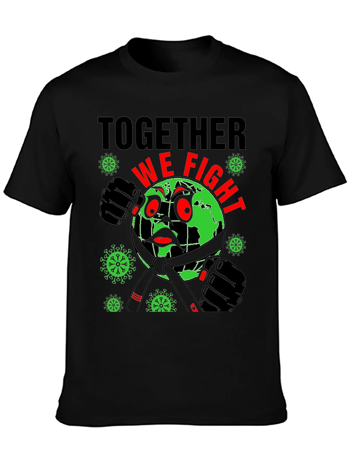 Together We Fight T-Shirt: Earth vs Virus product image 3