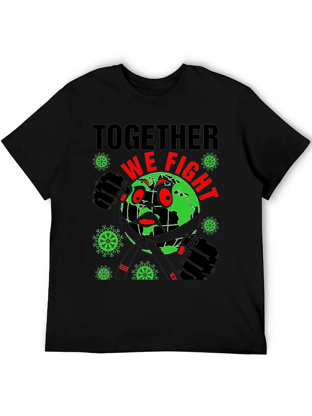 Together We Fight T-Shirt: Earth vs Virus product image 5