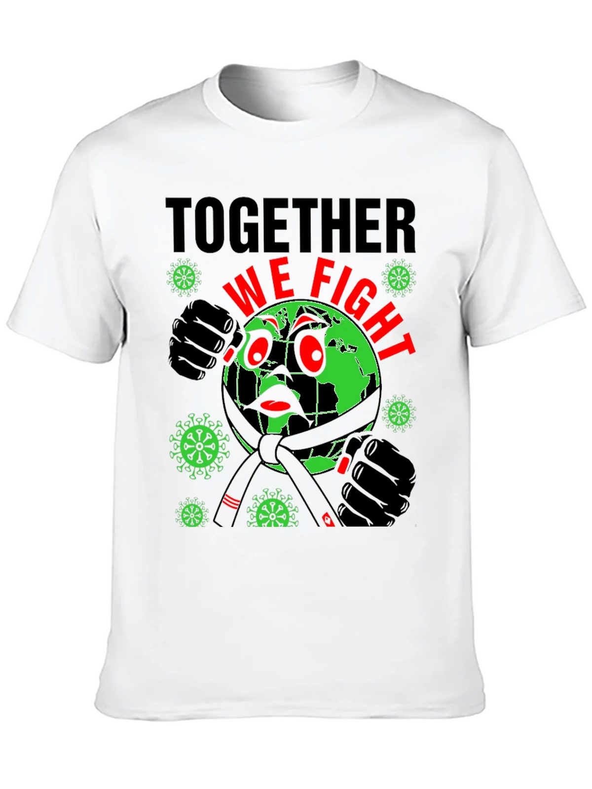 Together We Fight T-Shirt: Earth vs Virus product image 9