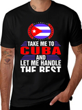 Take Me To Cuba Black T-Shirt product image 1