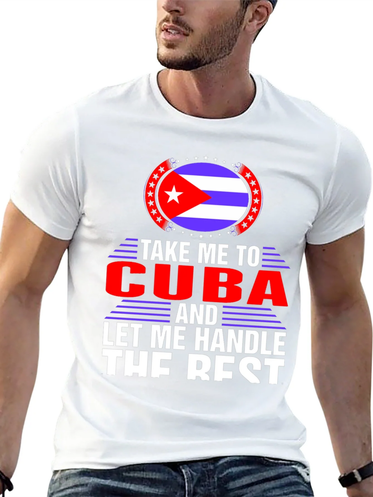 Take Me To Cuba Black T-Shirt product image 12