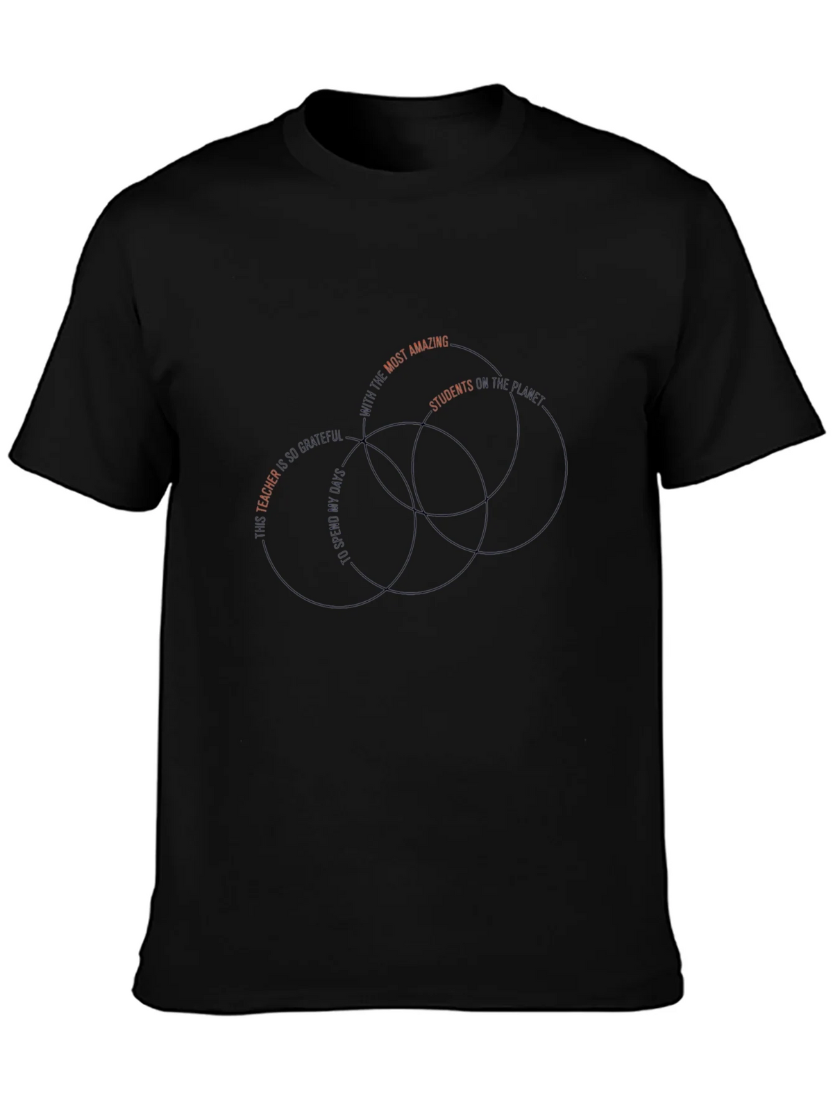 Amazing Teacher T-Shirt - Venn Diagram Design product image 3