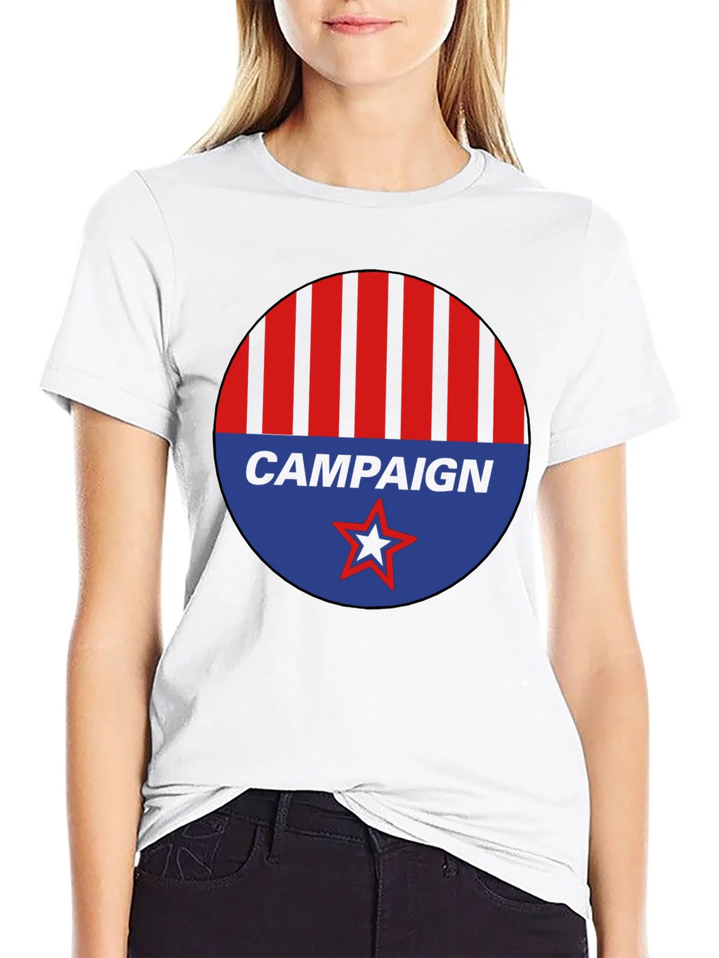 Campaign Graphic Tee - Red Blue Black product image 8