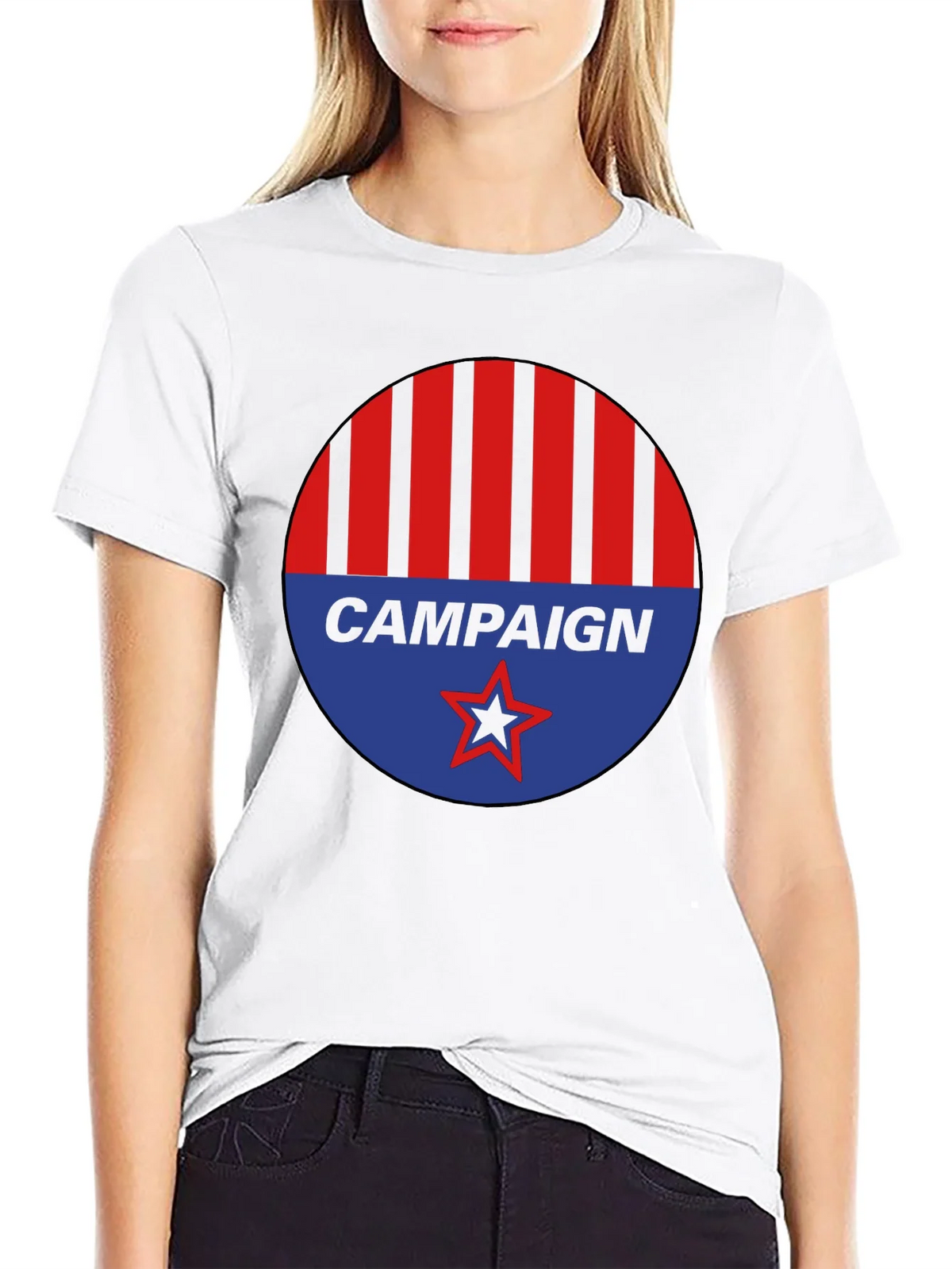 Campaign Graphic Tee - Red Blue Black product image 8