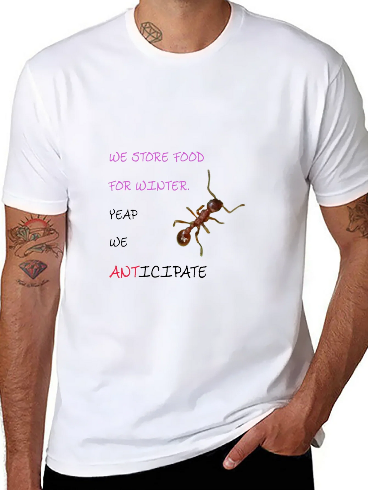 We Store Food for Winter Graphic Tee product image 7