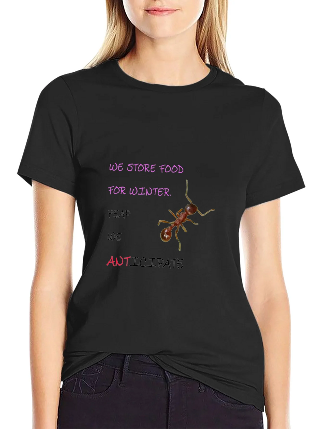 We Store Food for Winter Graphic Tee product image 2