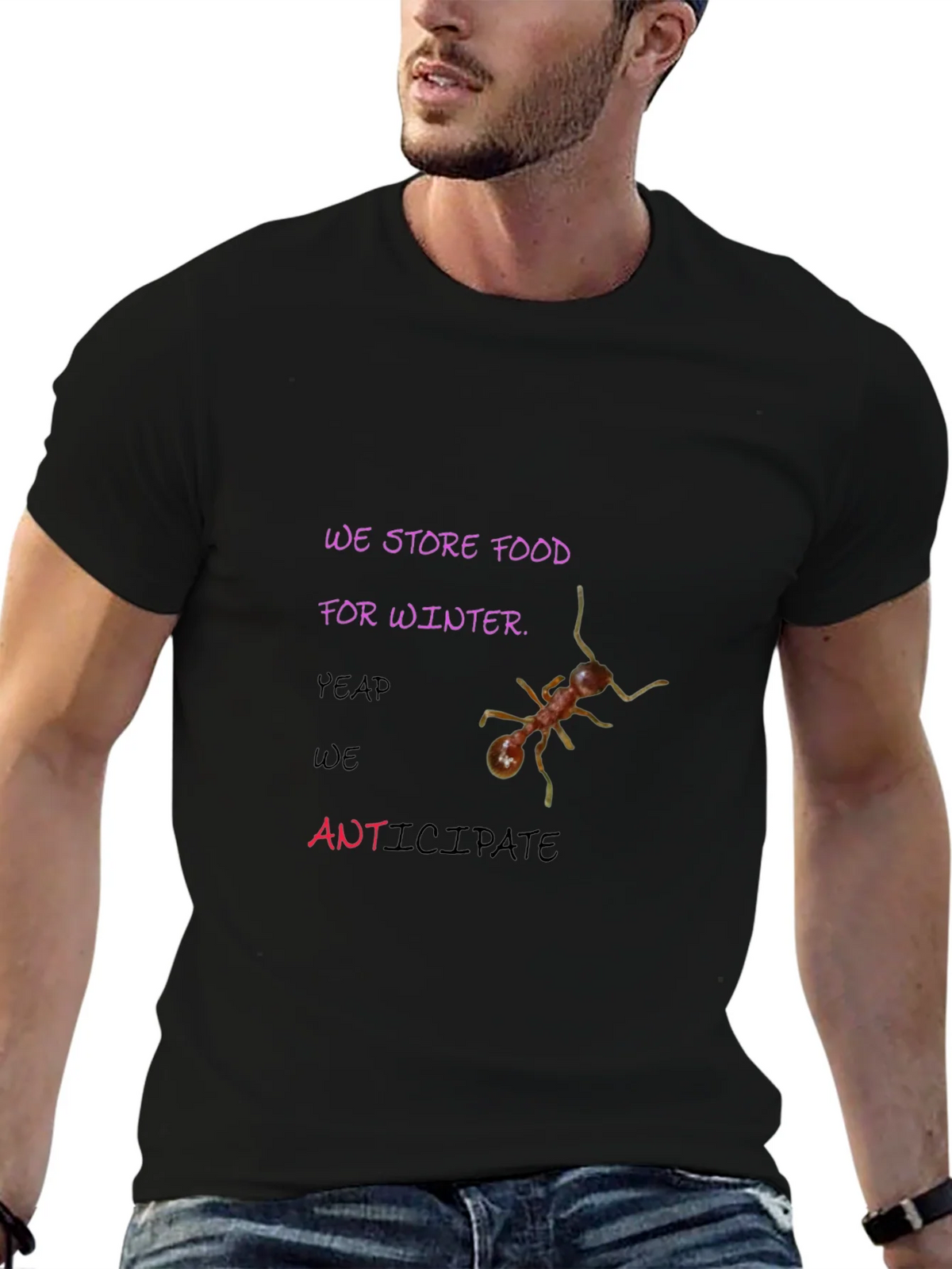 We Store Food for Winter Graphic Tee product image 6