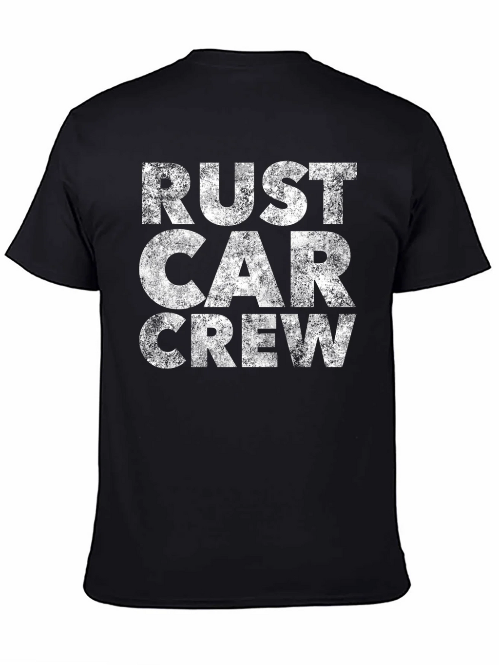 Rust Car Crew Graphic Tee - Distressed Vintage Style product image 4