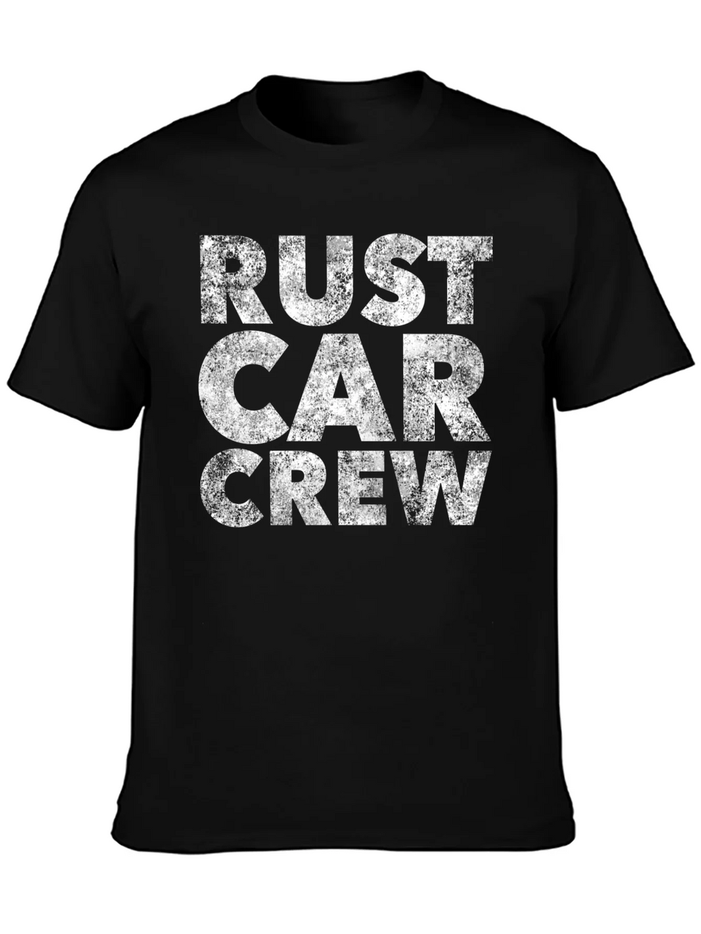 Rust Car Crew Graphic Tee - Distressed Vintage Style product image 3