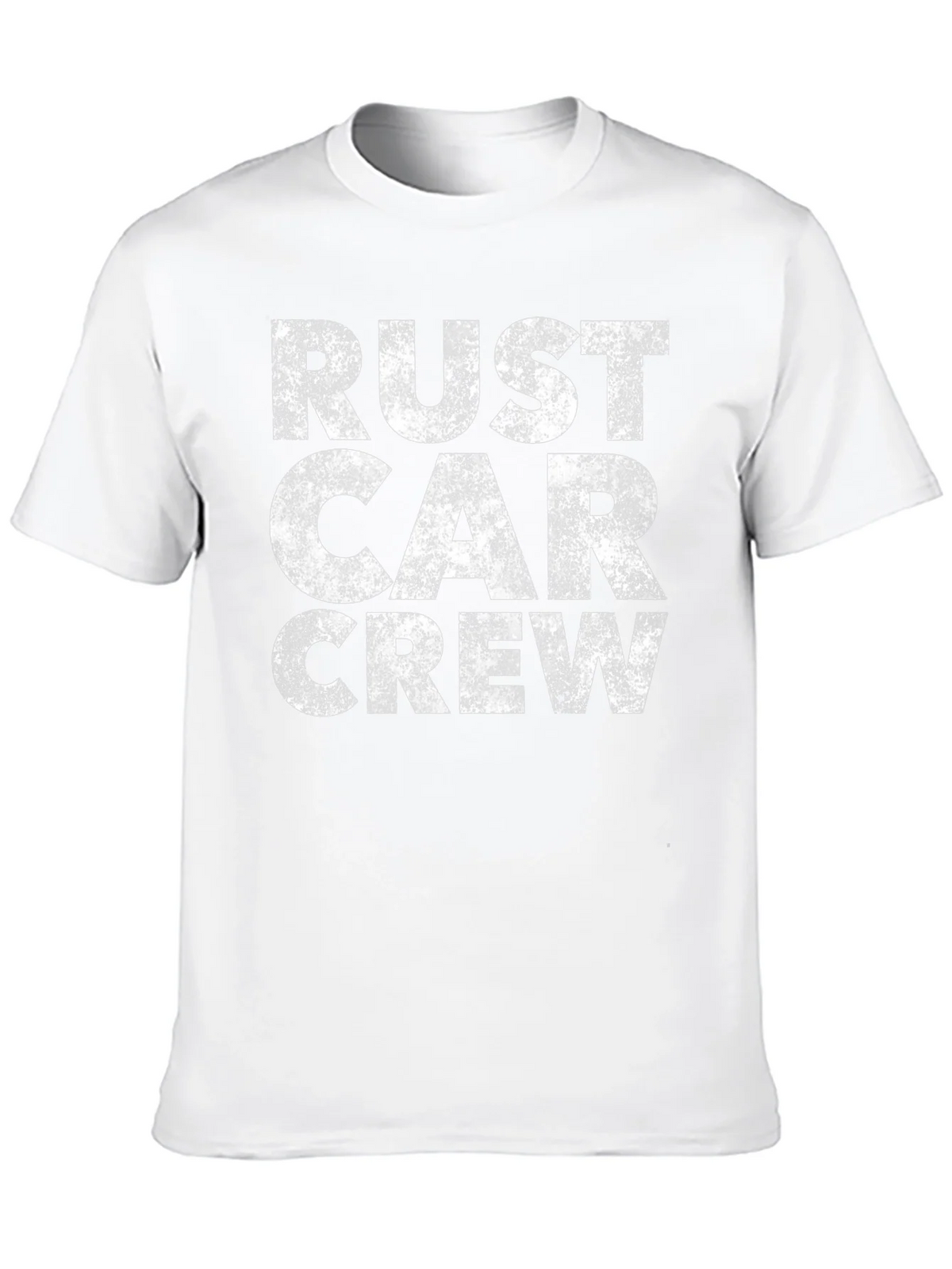 Rust Car Crew Graphic Tee - Distressed Vintage Style product image 9