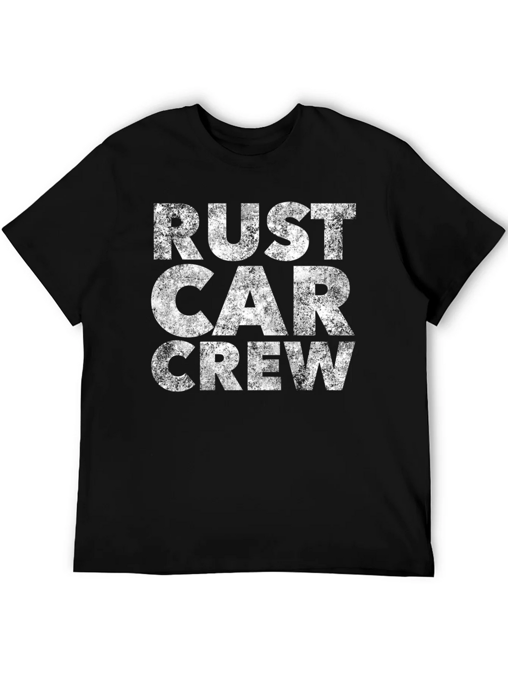 Rust Car Crew Graphic Tee - Distressed Vintage Style product image 5