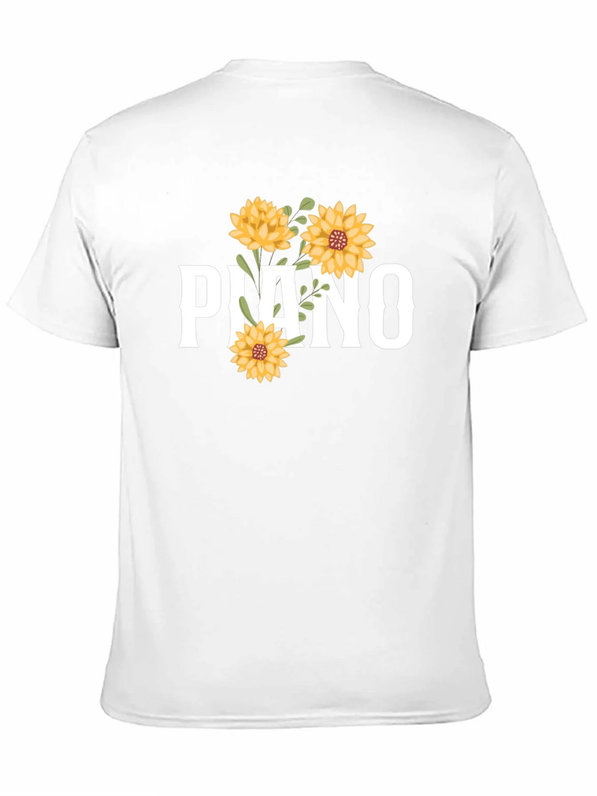 Piano Floral Graphic Tee - Black product image 9