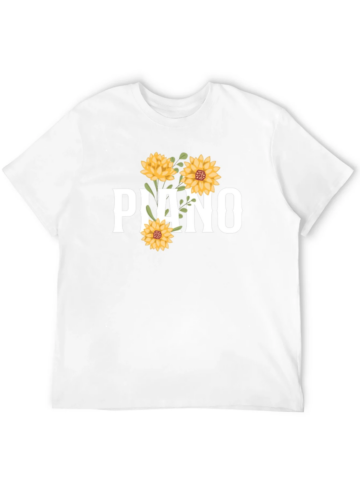 Piano Floral Graphic Tee - Black product image 10