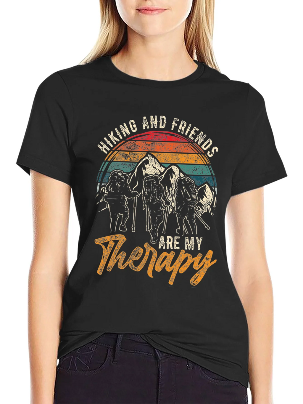 Hiking & Friends Therapy T-Shirt product image 2