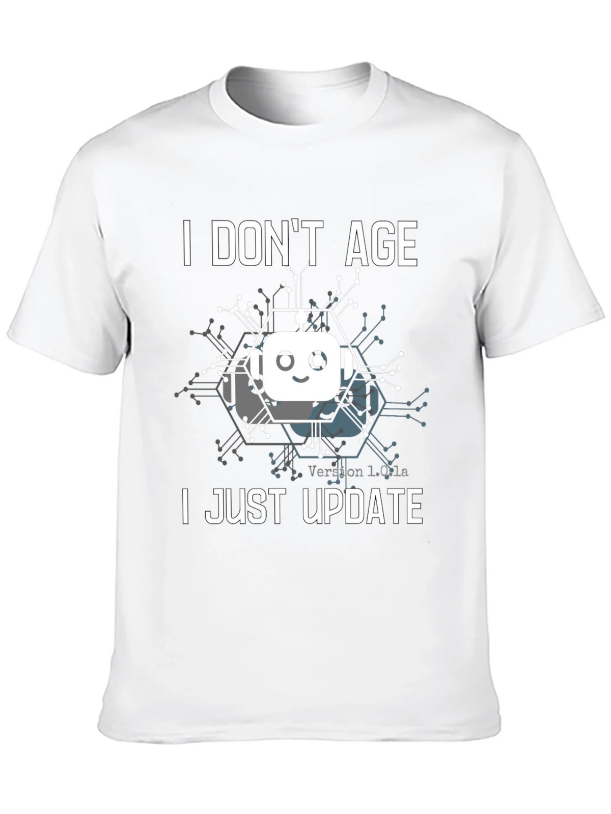 I Dont Age I Just Update T-Shirt Robot product image 9