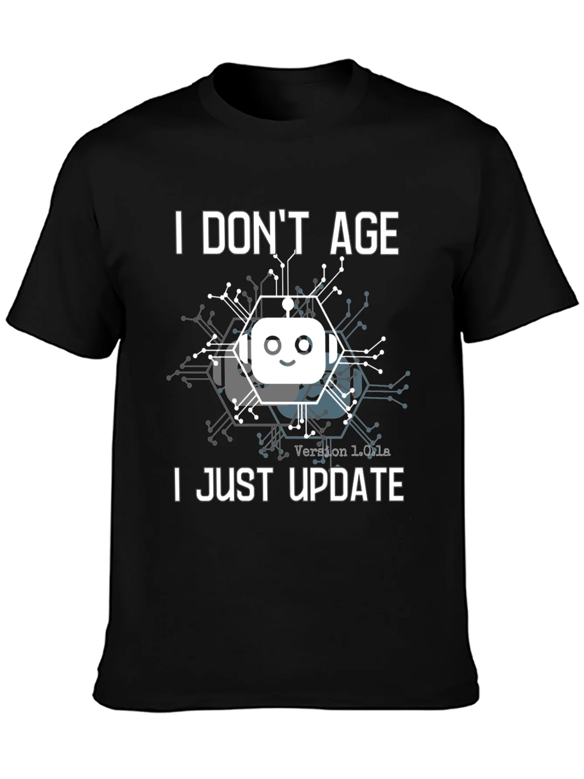 I Dont Age I Just Update T-Shirt Robot product image 3