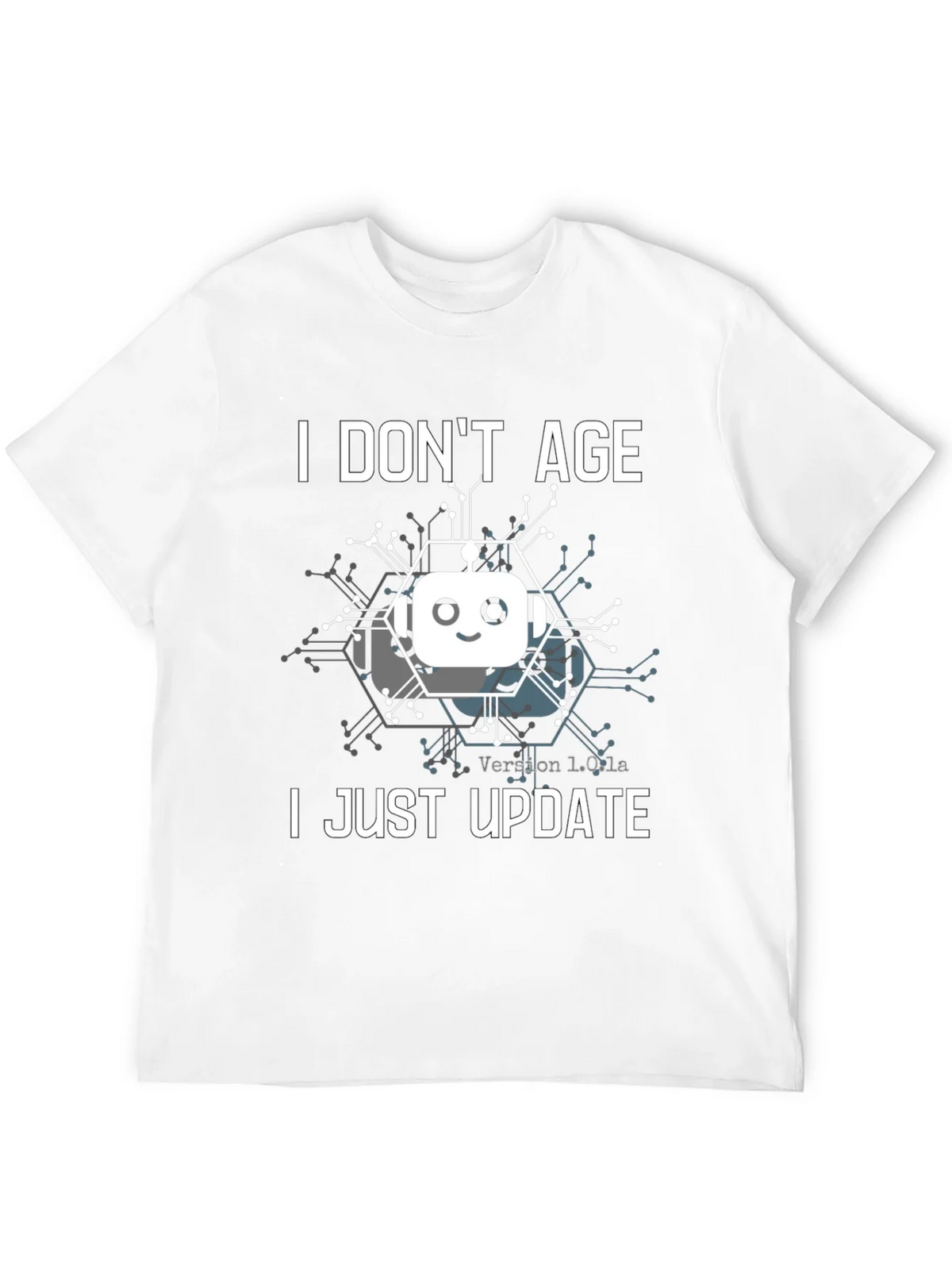 I Dont Age I Just Update T-Shirt Robot product image 11