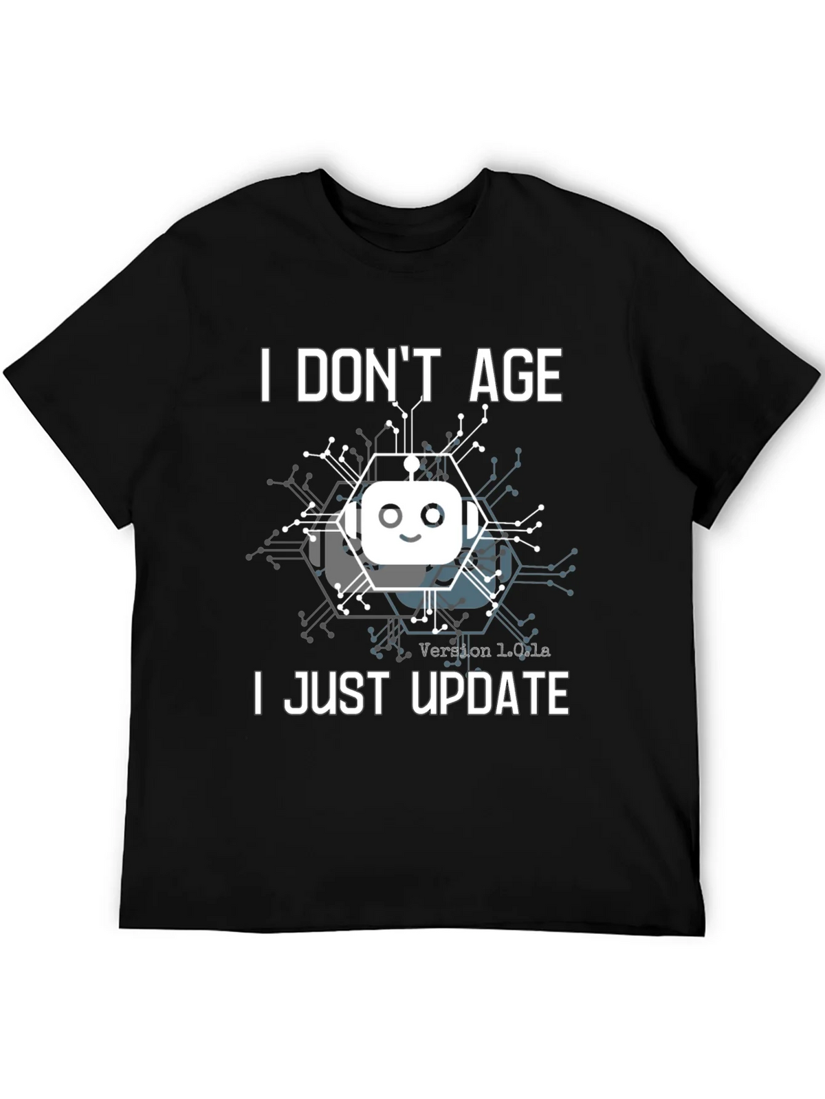I Dont Age I Just Update T-Shirt Robot product image 5