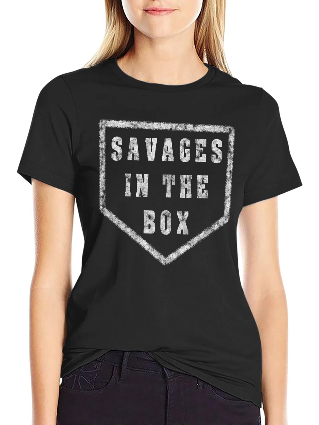 Savages In The Box Graphic Tee - Black product image 2