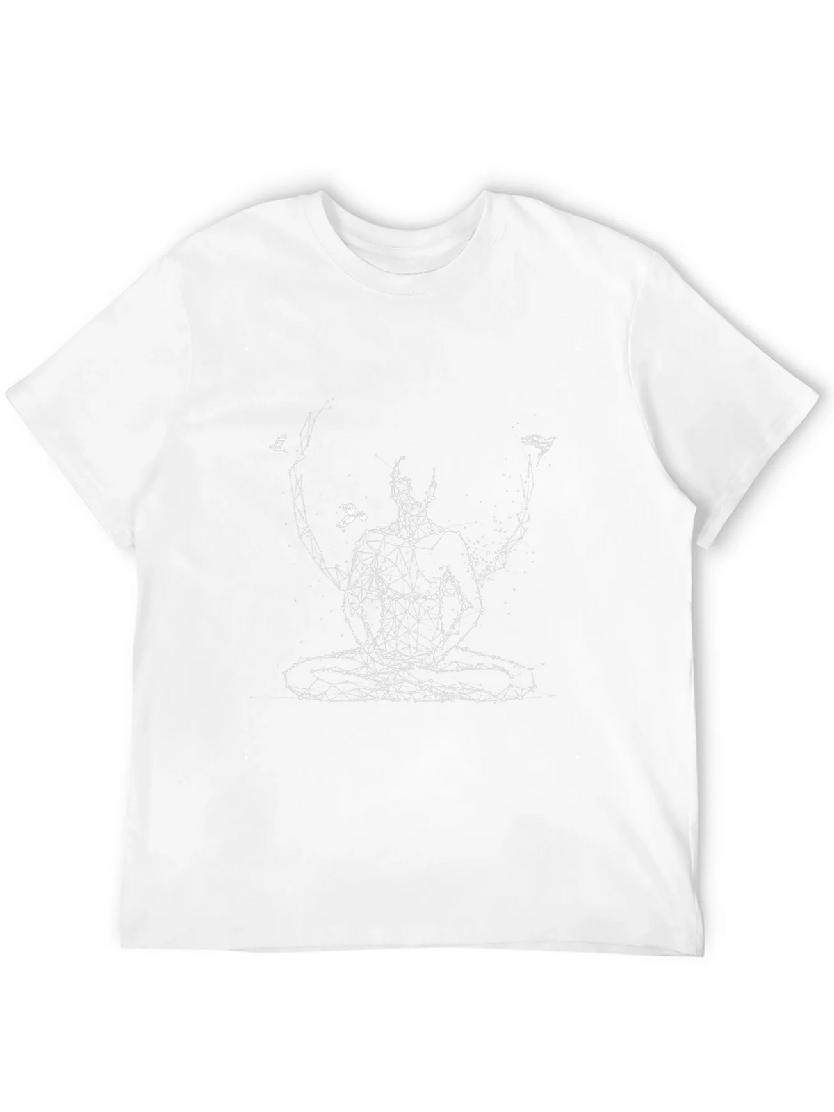Meditative Connection Black Graphic Tee product image 11