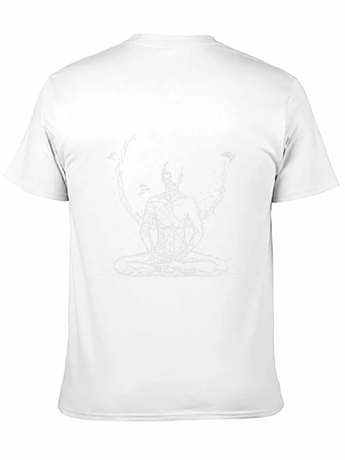 Meditative Connection Black Graphic Tee product image 10