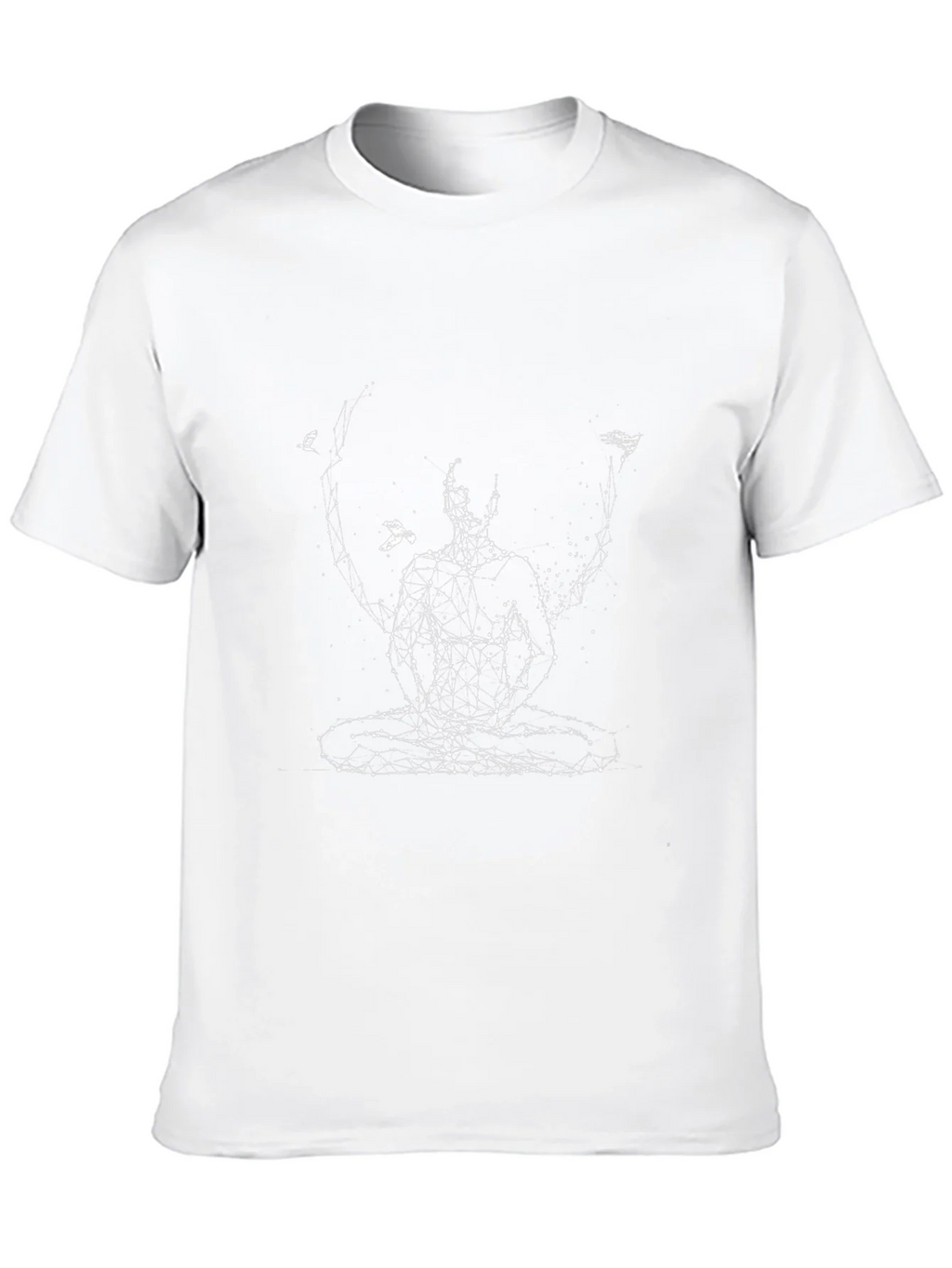 Meditative Connection Black Graphic Tee product image 9