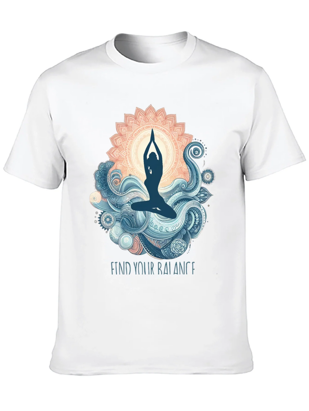 Balance Yoga Graphic T-Shirt product image 9