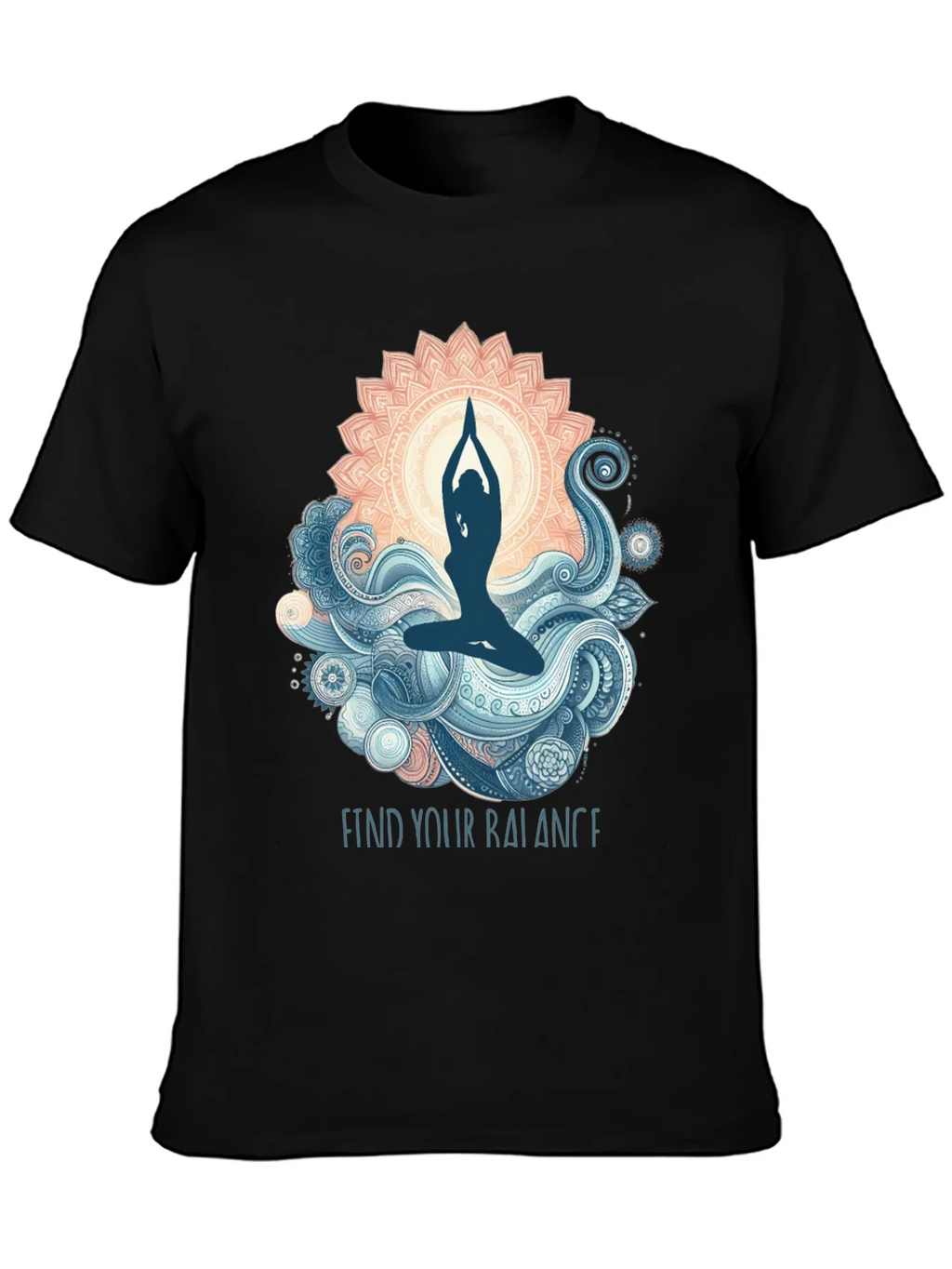 Balance Yoga Graphic T-Shirt product image 3