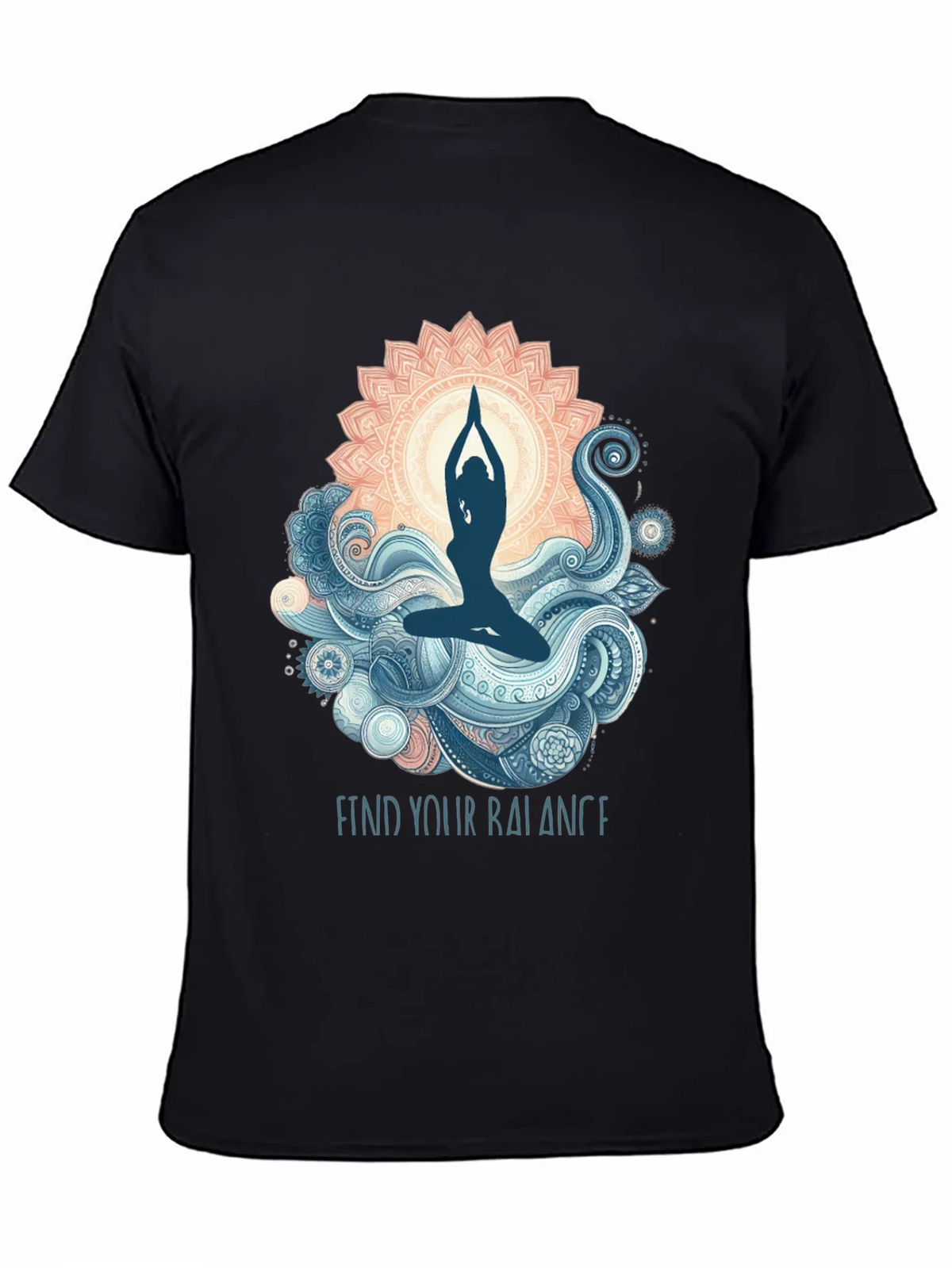 Balance Yoga Graphic T-Shirt product image 4