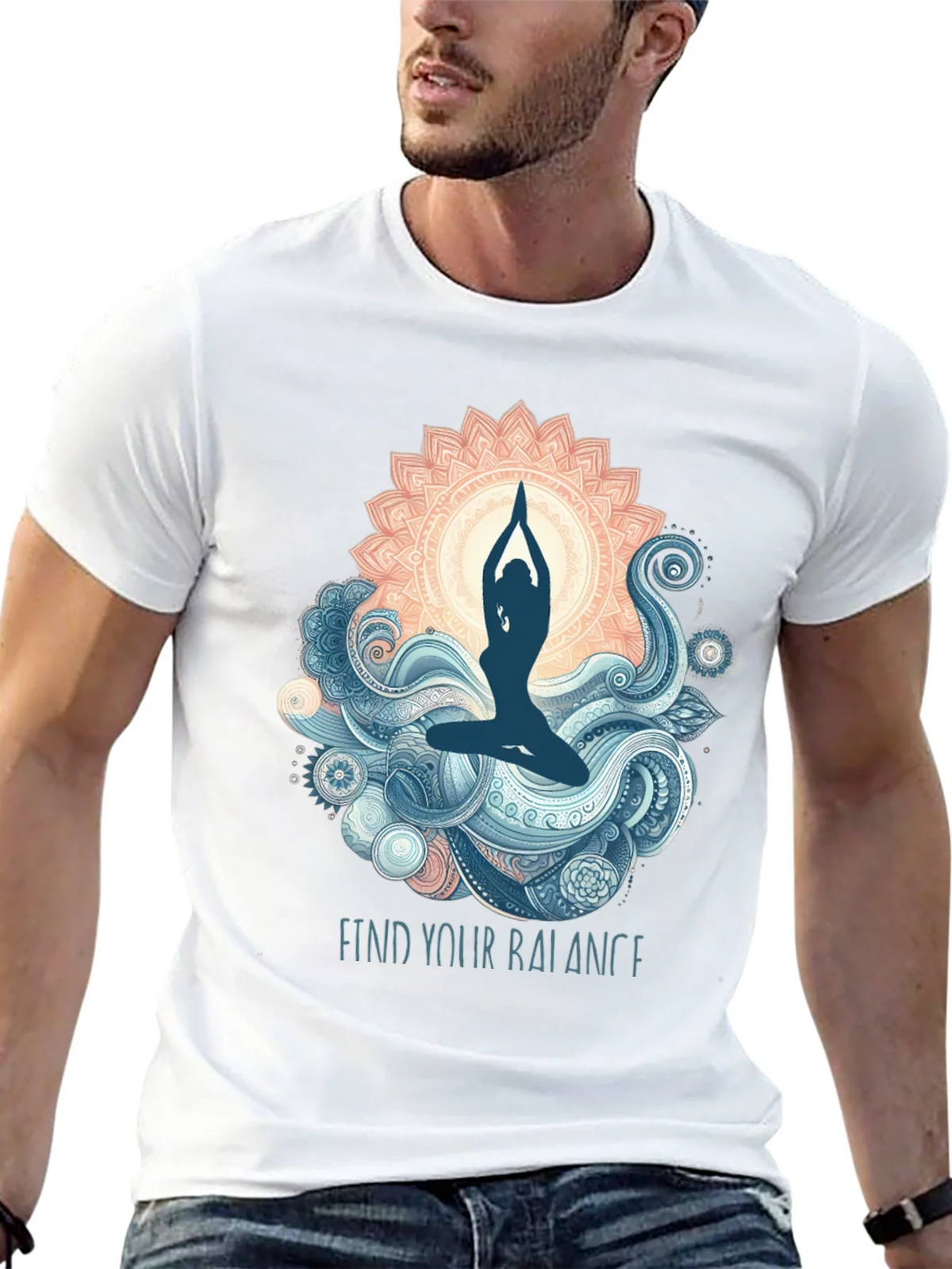Balance Yoga Graphic T-Shirt product image 12