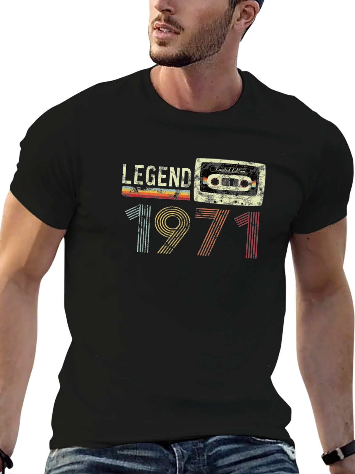 Legend 1971 Cassette Tape T-Shirt - Vintage Birthday Gift product image 6