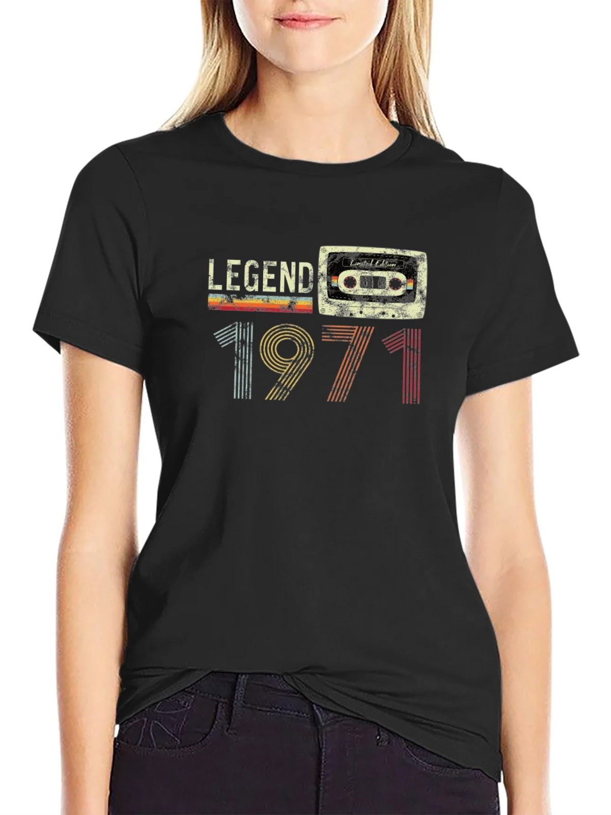 Legend 1971 Cassette Tape T-Shirt - Vintage Birthday Gift product image 2
