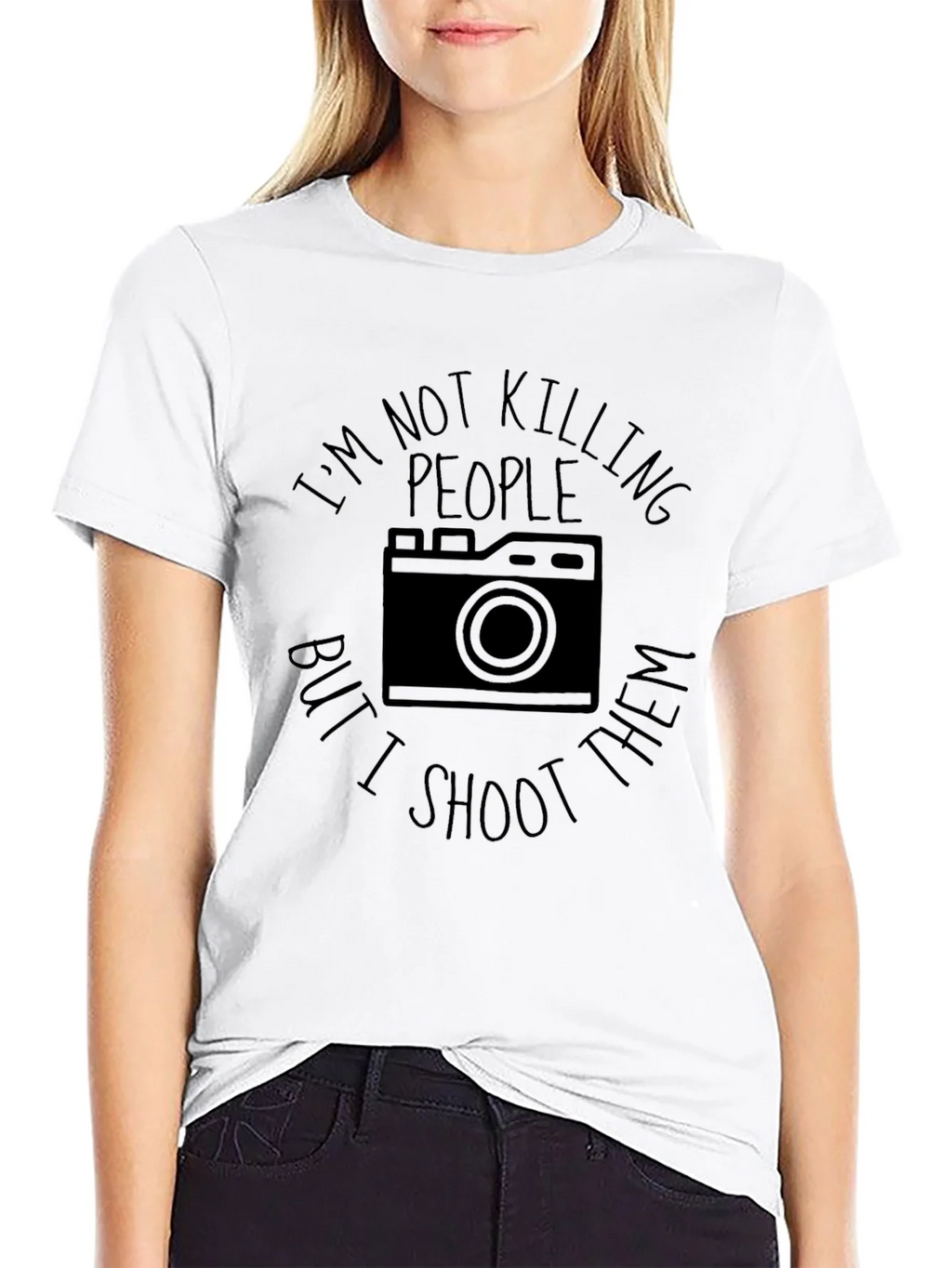 Funny Photographer T-Shirt - I Shoot People product image 6