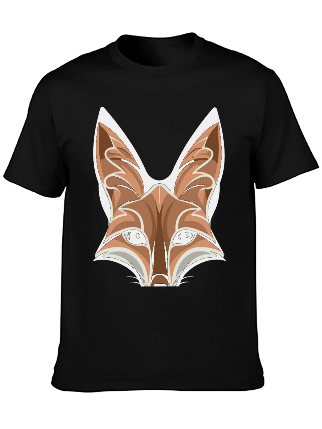 Fox Graphic Tee - Black Cotton Blend T-Shirt product image 3